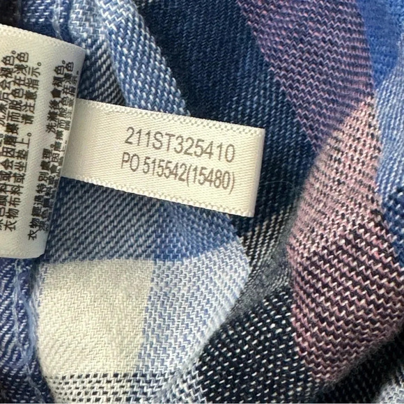 Excellent condition Tommy Bahama men’s Cala Beach Plaid Camp shirt. Cotton. M. - Picture 9 of 10